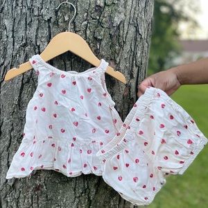 S O L D  Old Navy Strawberry Top and Bloomers Set 🍓